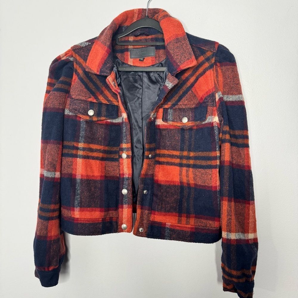 Blank NYC flannel jacket size small
